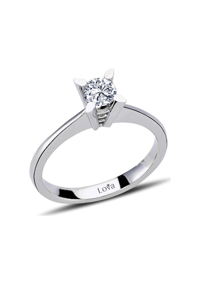Lova F Renk 0,32 Karat Pırlanta Tektaş Yüzük - Hrd - 1020042
