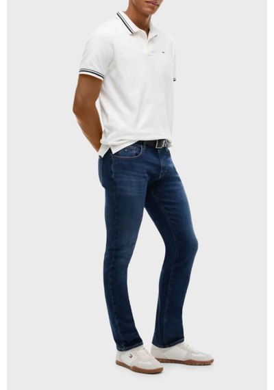 Tommy Jeans Pamuklu Slim Fit Normal Bel Dar Paça Jeans Erkek Kot Pantolon Dm0dm23479 1bk Mavi Tommy Jeans Pamuklu Slim Fit Normal Bel Dar Paça Jeans Erkek Kot Pantolon Dm0dm23479 1bk Mavi