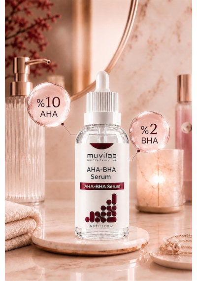 Aha Bha Cilt Tonu Eşitleyici Yenileyici Canlandırıcı Peeling Serum Gözenek Sıkılaştırıcı Leke Karşıtı