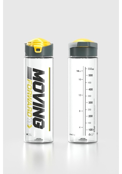 Renga Juno Moving Desen 630 Ml Tritan Matara 912088 Füme-sarı Füme