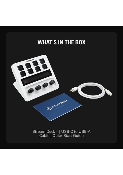Elgato Stream Deck + White, Ses Mikseri, Canlı Üretim Ve Stüdyo D