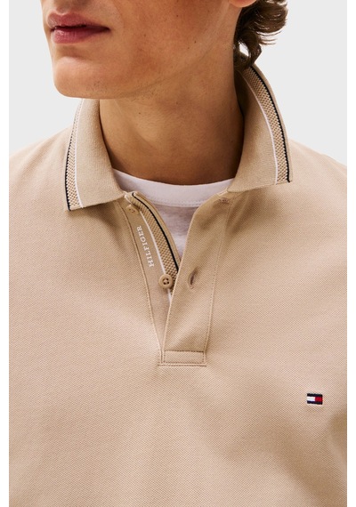 Tommy Hilfiger Erkek Polo Yaka T Shirt Mw0mw38459 Rbt Kum Kum