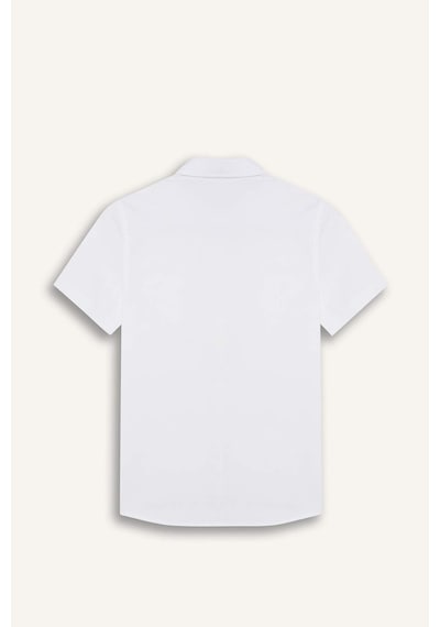 DeFacto Erkek Çocuk Polo Yaka Poplin Kısa Kollu Gömlek A4280A825AUWT83