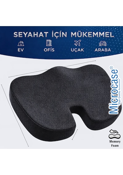 Microcase Ortopedik Memory Foam Hemeroid Kuyruk Sokumu Minderi Yastığı Al5516