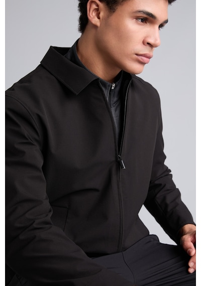 Defacto Su İtici Slim Fit Fermuarlı Gömlek Yaka Mont H1884ax26aubk81 Siyah-bk81