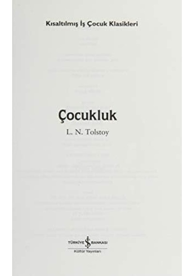 Çocukluk Kısaltılmış Metin