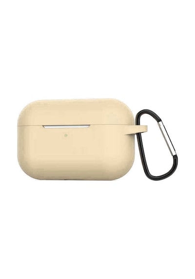 Apple Uyumlu  AirPods Pro Kılıf Zore Airbag Silikon Gold