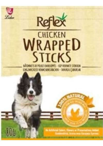 Reflex Wrapped Sticks Tavuklu Köpek Ödül Çubukları 80 G