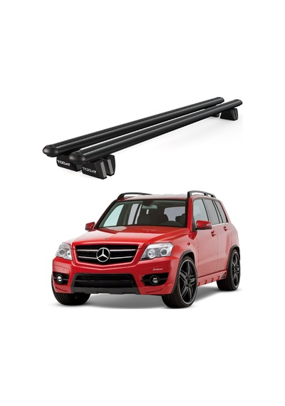 Pençe Mercedes-benz Glk Ara Atkı X204 2008-2015 Uyumlu Siyah Ara Atkı Port Bagaj Tavan Barı