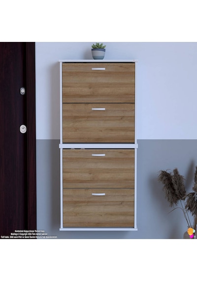 Eliusta Berrak Meşe 8 Bölmeli Ayakkabılık 72 Cm Genişlikte Duvara Monte 72x156x26 Cm Ayakkabılık Meşe Eliusta Berrak Meşe 8 Bölmeli Ayakkabılık 72 Cm Genişlikte Duvara Monte 72x156x26 Cm Ayakkabılık Meşe