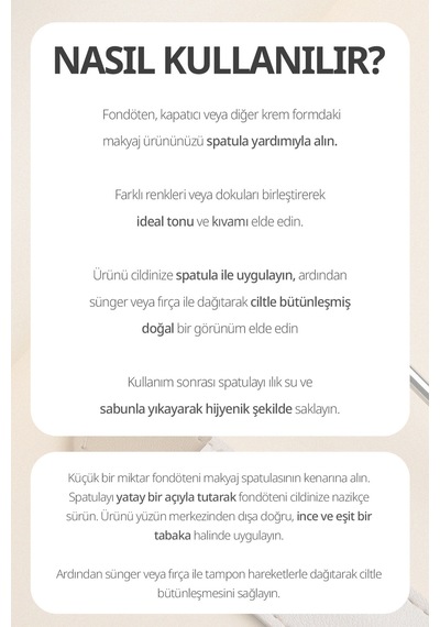 Missha Layering Fit Makeup Çok Amaçlı Makyaj Spatulası