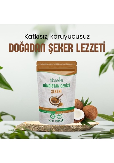 Hindistan Cevizi Şekeri 100 G 10'lu Set