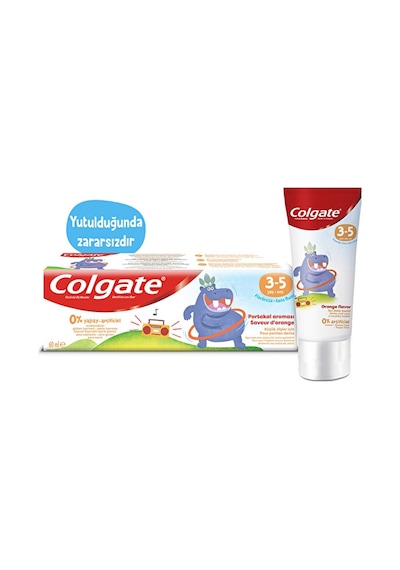 Colgate Diş Macunu Çocuk Florürsüz 3-5 Yaş 60 Ml