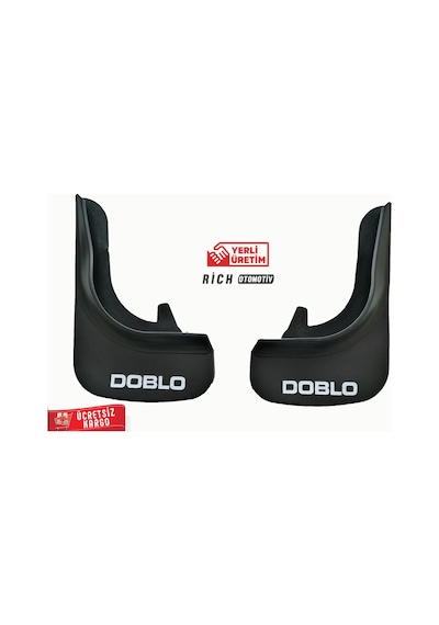 Fıat Doblo Arka Paçalık Çamurluk Tozluk 2'li Set