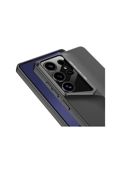 Zore Galaxy S25 Ultra Kılıf Ultra İnce Kamera Korumalı Sert Rubber Uyumlu Procase Siyah