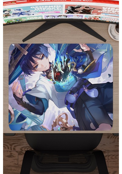 Wanderer Genshin Impact Anime Gacha V3 - 48x40 Xl Gaming Mouse Pad Fare Altlığı