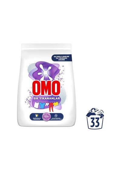 Omo Sık Yıkananlar Beyazlar Ve Renkliler Toz Deterjanı 5 Kg