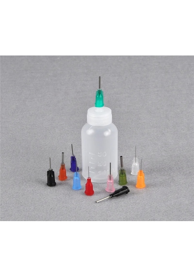 30 Ml 11 İğneli Başlıklı Şeffaf Ufak Yağdanlık Aplikatör