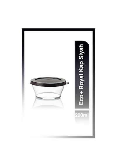 Tupperware Eco+ Royal Kap 290ml Siyah