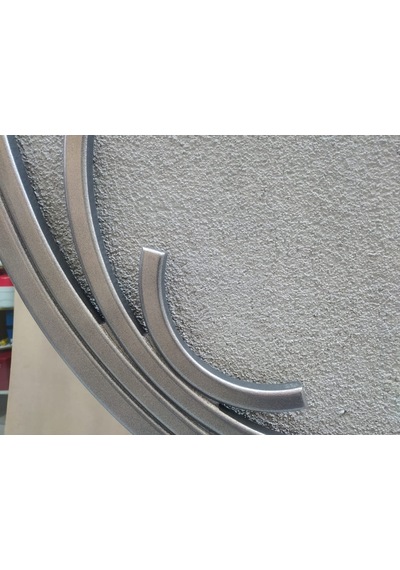 Ayna Cnc Model Mdf Kesim Modern Tarz Estetik Çizgi Parlak Gümüş