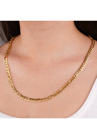 14 Ayar Altın 50 Cm Figaro Zincir 348 Gold