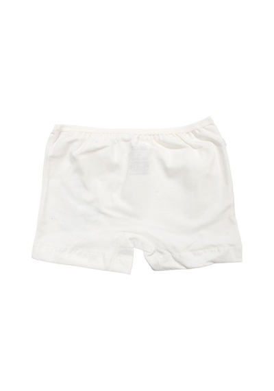 Bebegen Kız Çocuk Beyaz Kedi Baskılı Düz Boxer 4-5 Yaş Çok Renkli