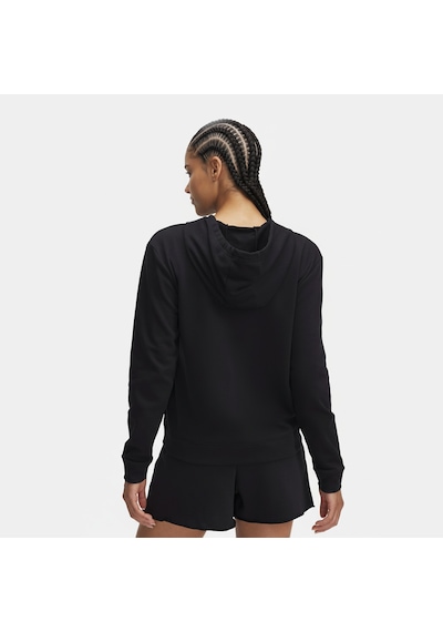 Under Armour Rival Terry Kadın Siyah Kapüşonlu Sweatshirt Siyah