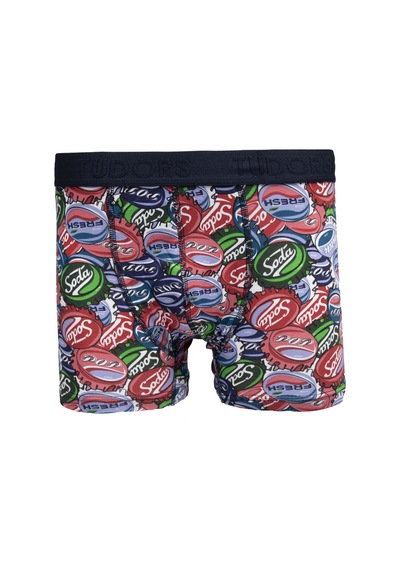 Tudors Erkek 10'lu Likralı Pamuklu Esnek Kumaş Premium Seri Boxer-42275 Çok Renkli