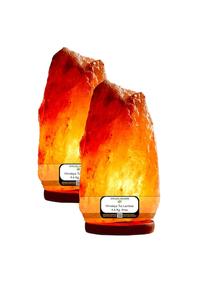 2 Adet Himalaya Tuz Lambası 4-6 Kg. Arası Ağırlığında Enerji Temizliği Şifa Kaynağı Tuz Lamba