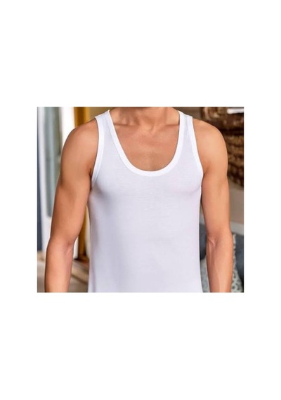 Aksoy Erkek Ribana Atlet 3'lü Set Beyaz - 928317227 Beyaz