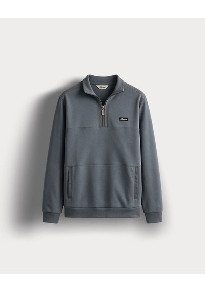 Ellesse Erkek Yarım Fermuarlı Sweat Antrasit