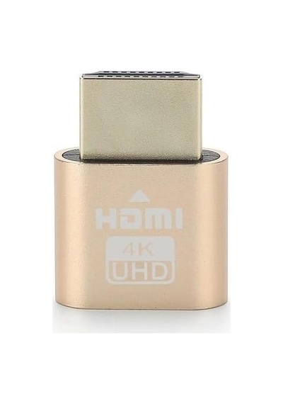 Hdmi 4k Uhd Dummy Plug Minning Bitcoin Sanal Monitör Ekran Kartı Emülatörü