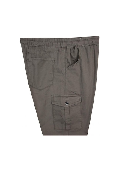 Kargo Cepli 100 Kilo-180 Kilo Arası Için Uygun Erkek Büyük Beden Gabardin Pantolon Toprak