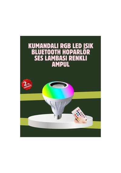 Buğz Hoparlörlü Led Ampul Ev Ve Ofis İçin Akıllı Aydınlatma Çözümü Diğer