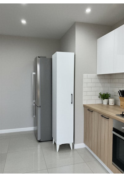 Aruat 6 Raf'lı Mutfak & Banyo Çok Amaçlı Kulanılabilen Kapaklı Dolap 30 161 Beyaz