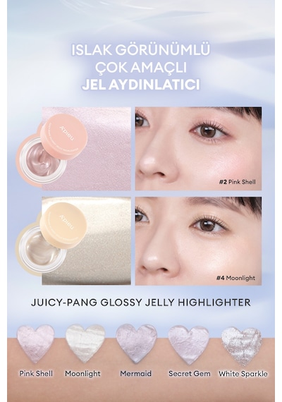 Missha A'pieu Juicy Pang Glossy Jelly Highlighter 08 White Sparkle