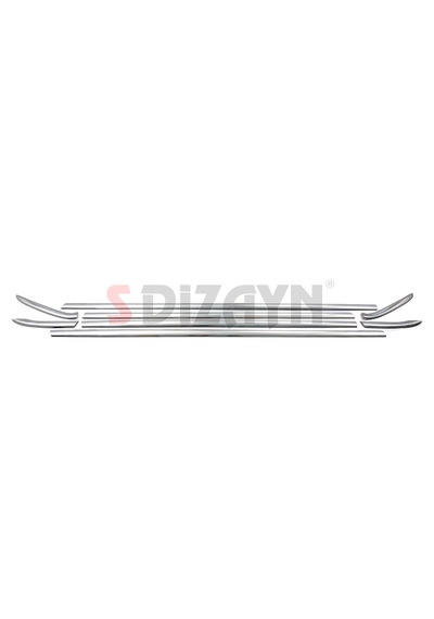 Ford Fiesta Krom Cam Çıtası 8 Parça 2009-2017 Paslanmaz Çelik