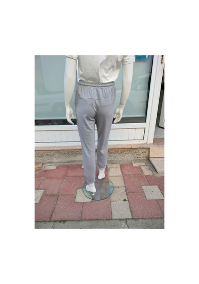Çınar Boutique Modal Kumaş Eşofman Altı Gri Gri