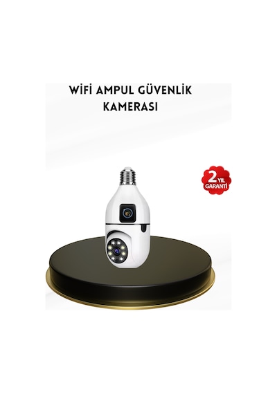 Northcity 1080p Wifi Ampul Kamera: Uzaktan Erişimli Hareket Sensörlü Gece Görüşlü Güvenlik Çözümü