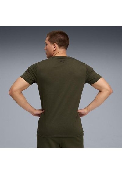 Puma Tad Tech Triblend Erkek Haki Tişört