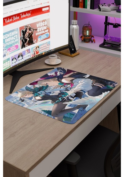 Lyney Genshin Impact Anime Gacha V1 - 48x40 Xl Gaming Mouse Pad Fare Altlığı