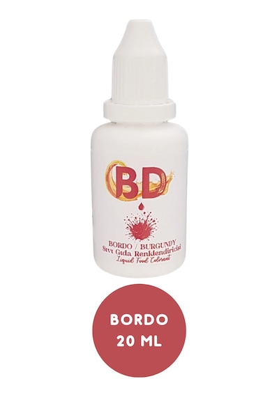 Bd 6'lı Sıvı Gıda Boyası Seti 20 Ml Lacivert, Bordo, Kahve, Mor, Siyah, Fuşya