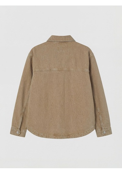 Lcwaıkıkı Classic Mavi Oversize Kadın Jean Ceket