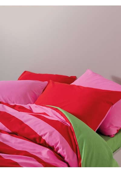 Cozy Home Popping Colors Çift Kişilik Lastikli Çarşaflı Nevresim Takımı Cherie Yeşil