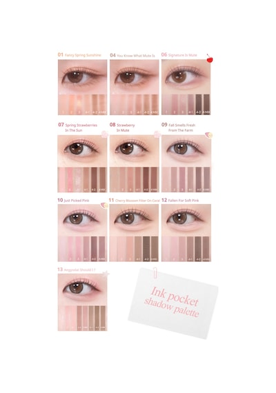 Işıltılı, Mat Tonlarda 4lü Far Paleti Perıpera Ink Pocket Shadow Palette 13 Aegyosal Should I