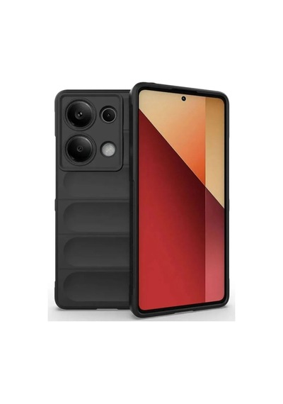 Jenerik Xiaomi Redmi Note 13 Pro 4g Kılıf Optimum Silikon - Siyah