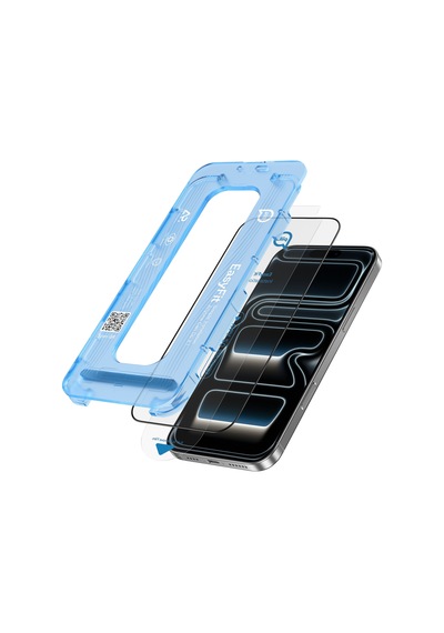 Piili Corningglass Ar Snapfit Apple iPhone Uyumlu 17 Pro Max/16 Pro Max Ekran Koruyucu Şeffaf