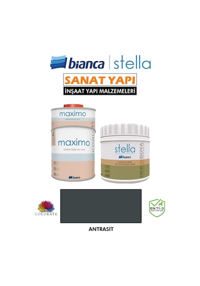 Stella 4-6 M2 Boyama Seti 500ml Boya+ 500ml Maximo Parlak Diğer