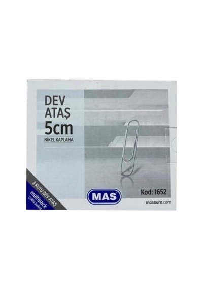 Mas Multipack Dev Ataş Standard No: 5 3 Paket Çok Renkli