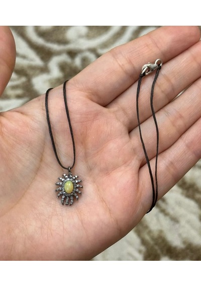 Allahverdi Türkmen Opal Elmas Kolye 095